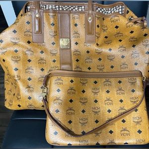 MCM Tote with Wristlet